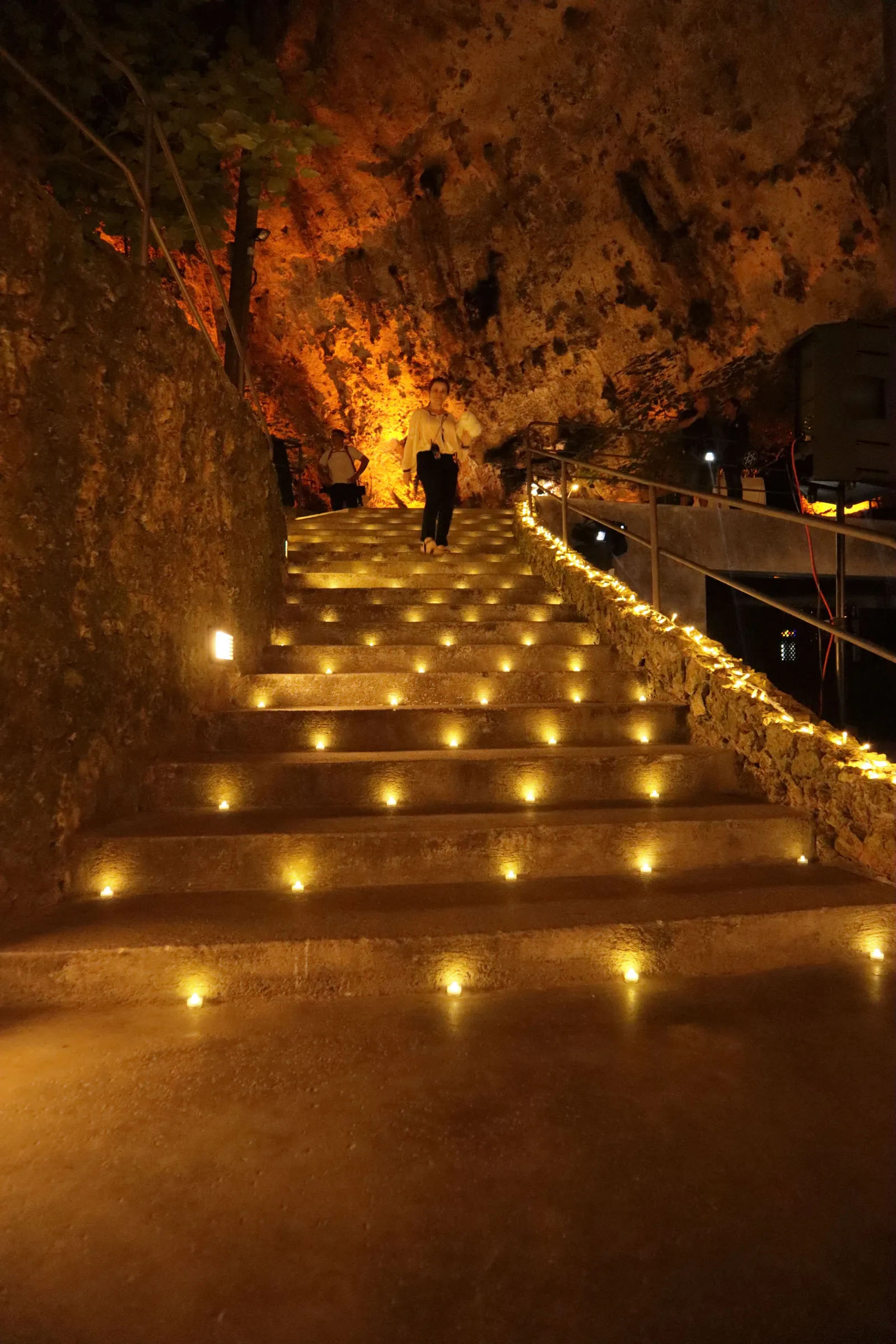 Instalación de luces de The Balearic Lighthouse