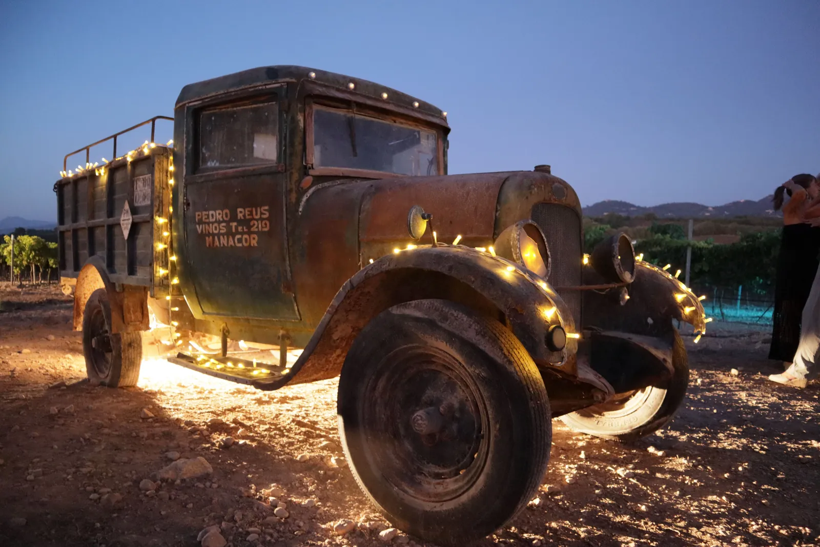 Instalación de luces de The Balearic Lighthouse