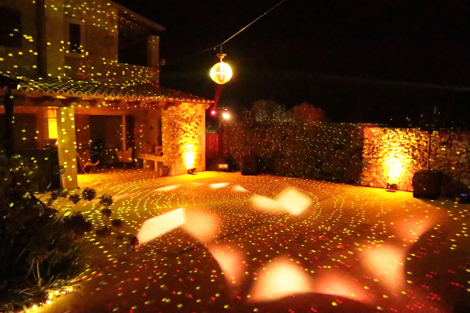 Instalación de luces de The Balearic Lighthouse